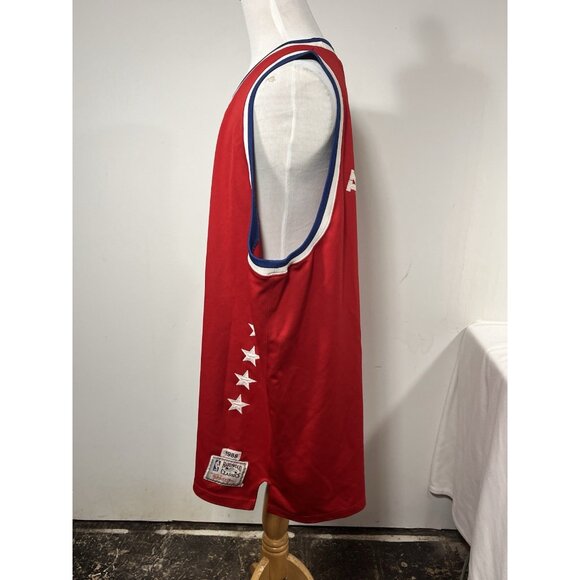 Karl Malone #7 1988 NBA All-Star Jersey Mitchell & Ness Hardwood Classics Sz 56 - Picture 4 of 15